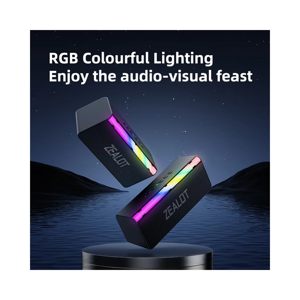 اسپیکر بلوتوثی قابل حمل zealot مدل S72