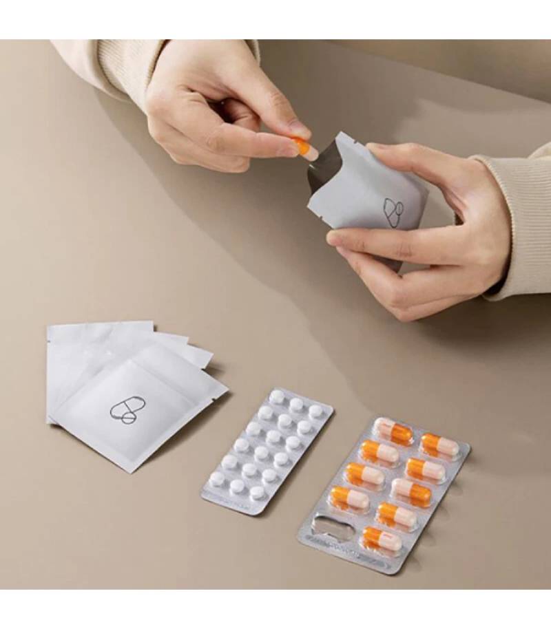 کیسه نگهدارنده آلومینیومی قرص پک 100 تایی