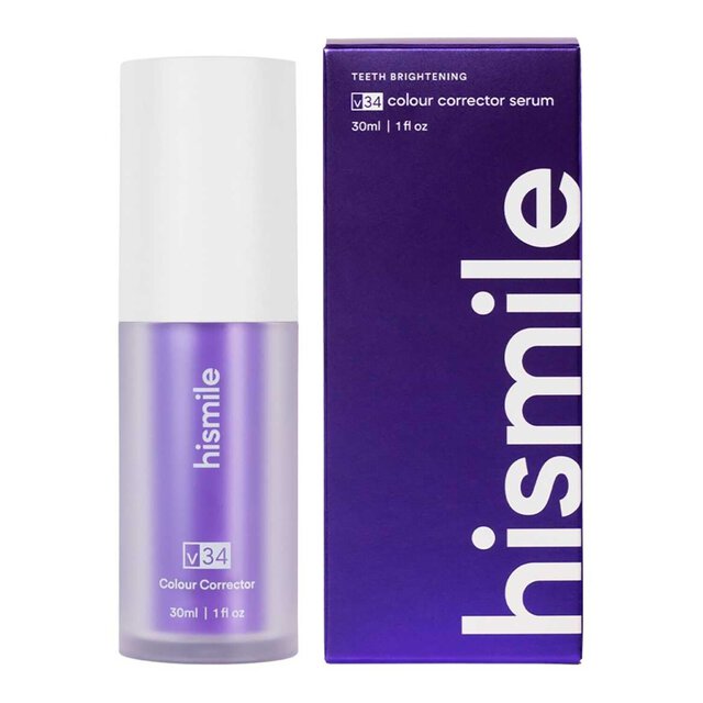 سرم اصلاح رنگ و سفیدکننده دندان Hismile V34 حجم 30 میلی لیتر اورجینال