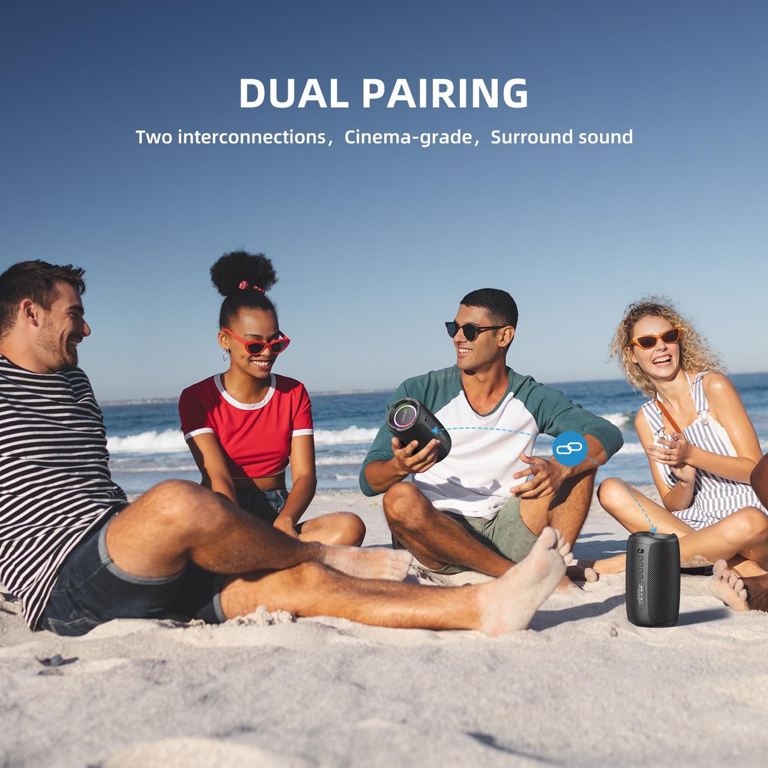 اسپیکر بلوتوثی zealot قابل حمل M2 مدل RGB