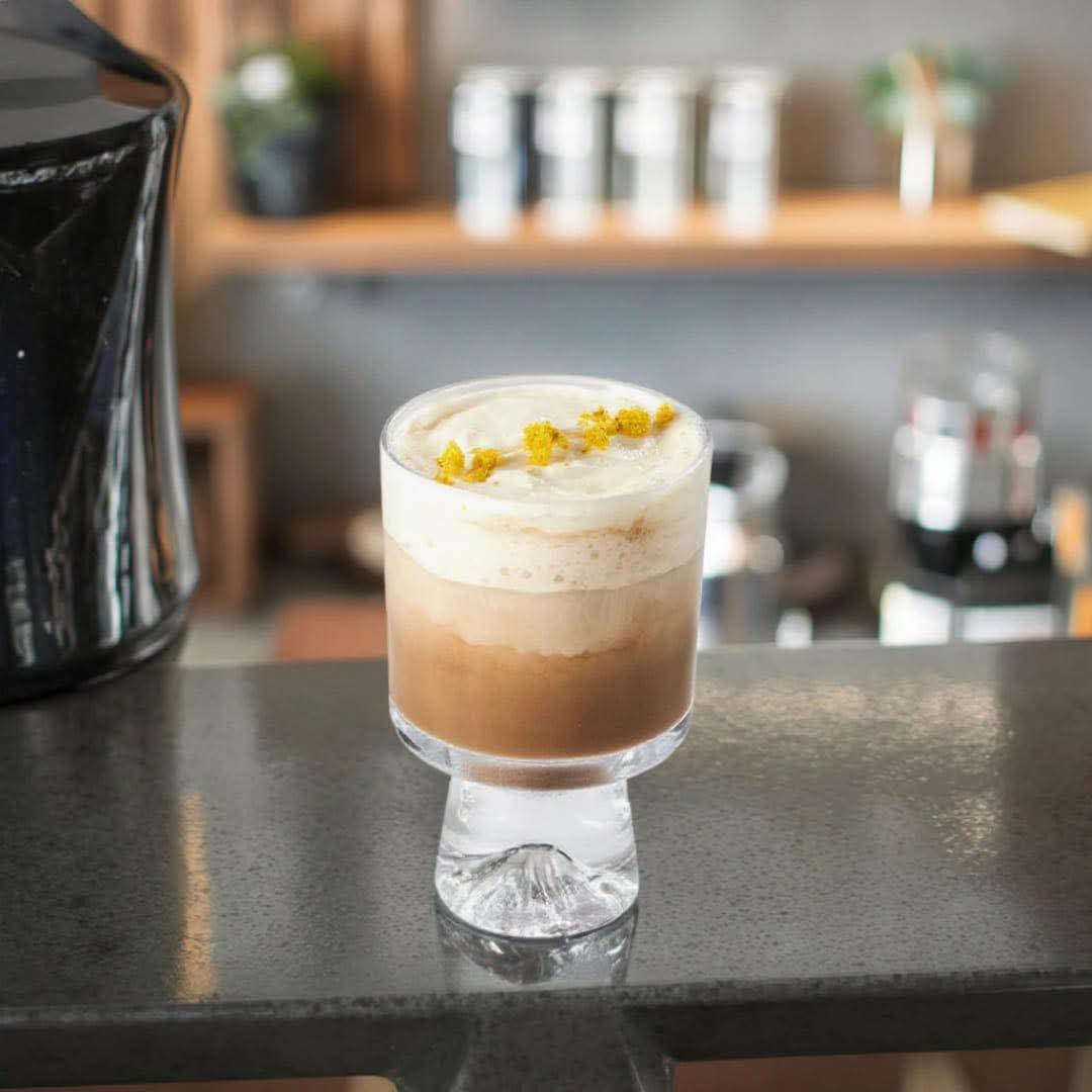 لیوان شیشه‌ای طرح کوهستان بسته 48 عددی