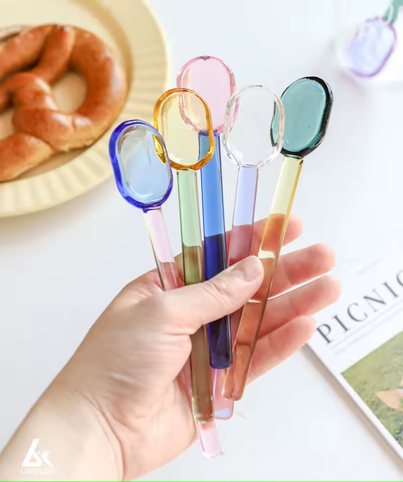 قاشق شیشه‌ای کد HB34