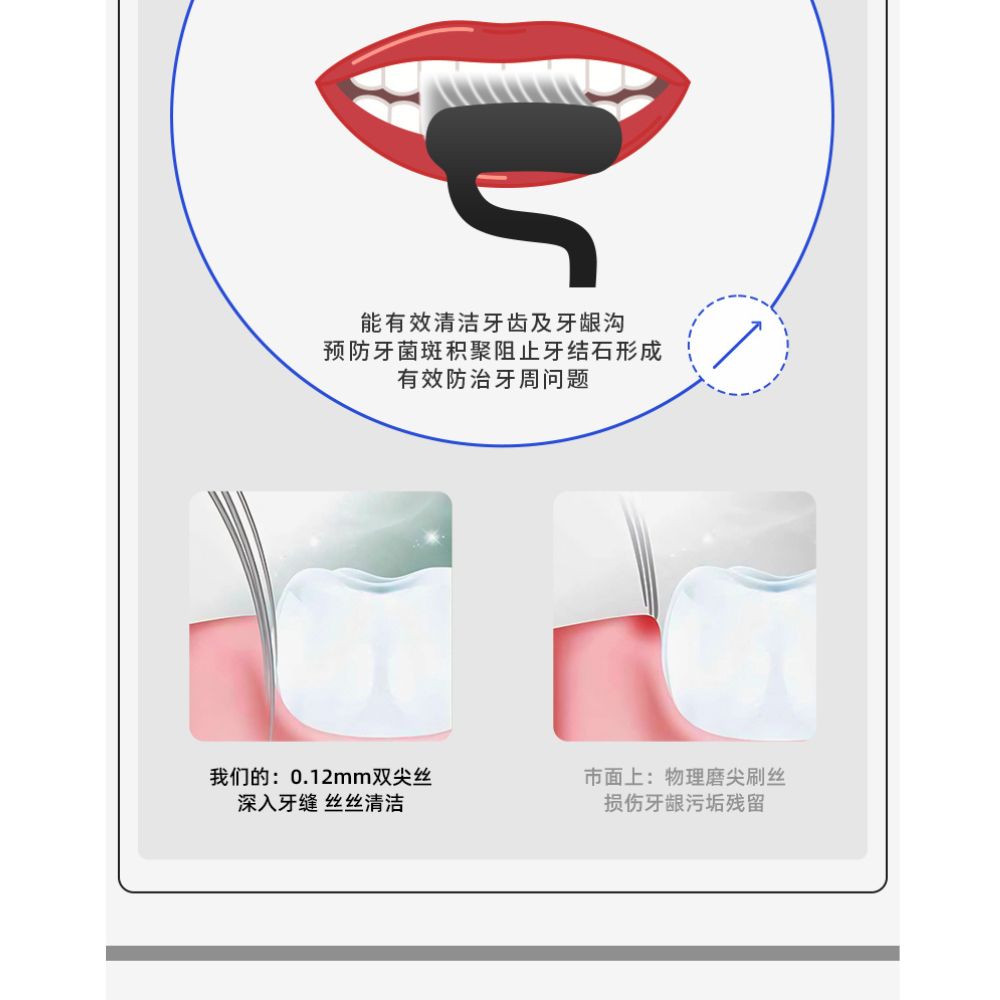 مسواک تخصصی Sweettrip طرح T