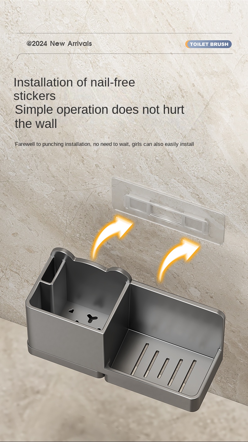 برس توالت دیواری کد HB25