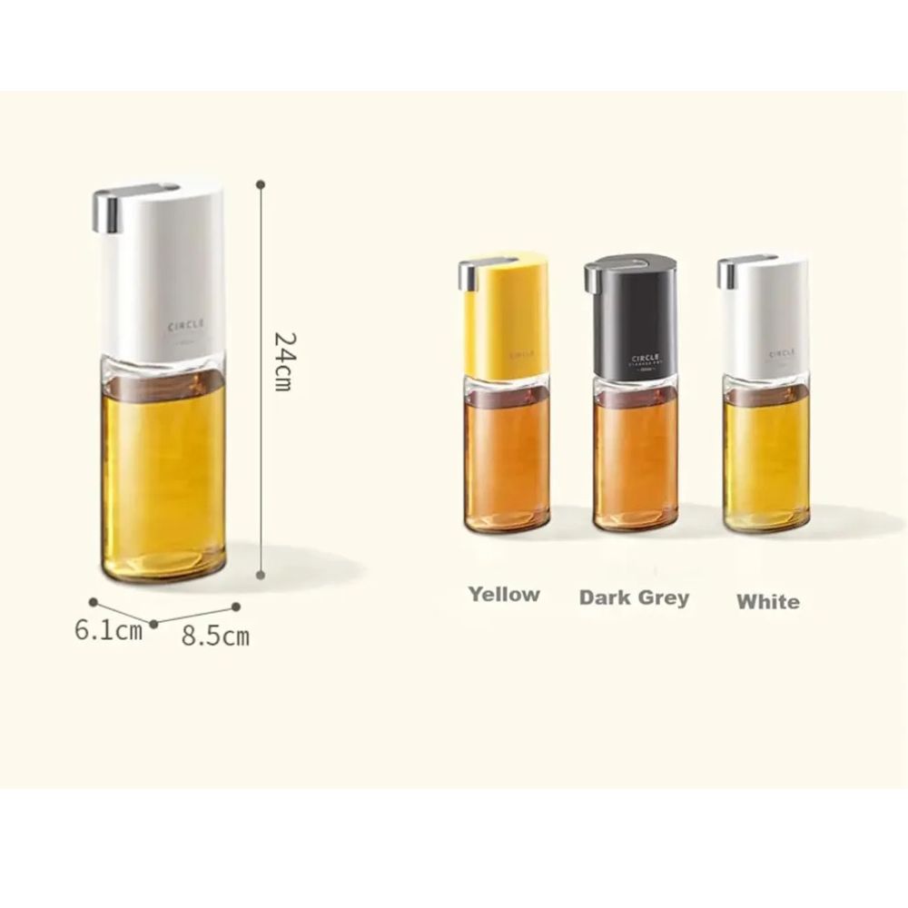 روغن‌ریز شیشه‌ای circle ظرفیت 500ML