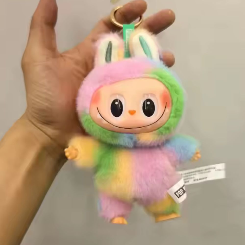 چارم بگ لبوبو طرح رنگین‌کمانی