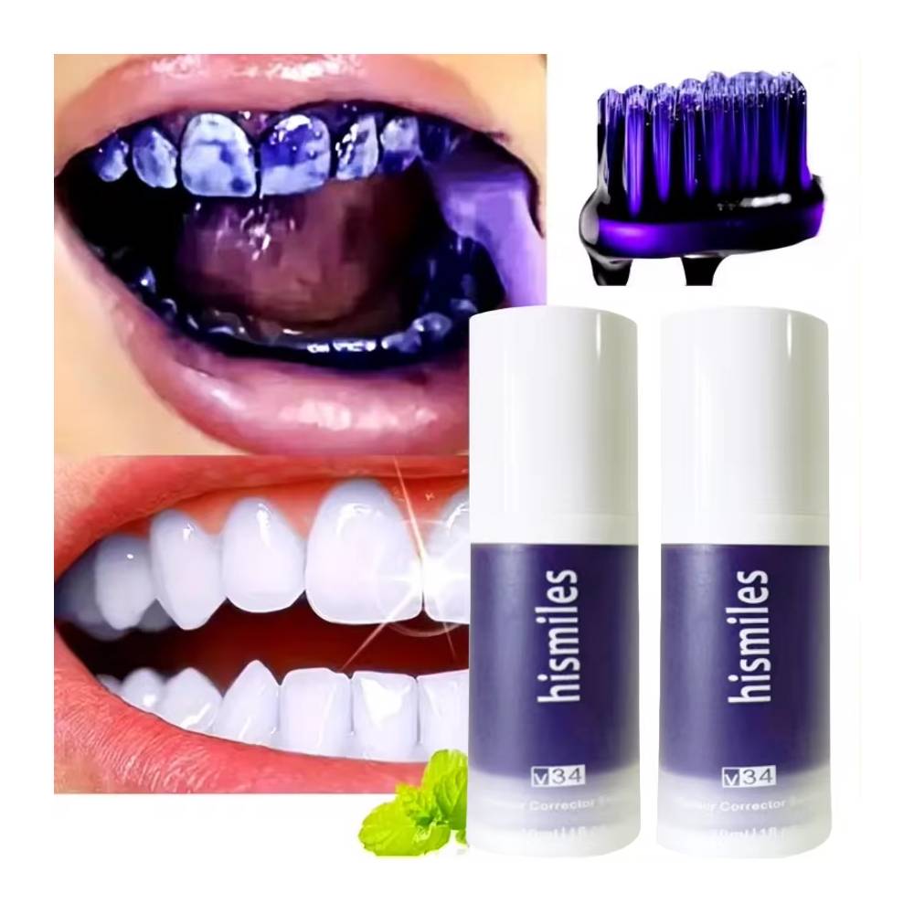 سرم اصلاح رنگ و سفیدکننده دندان Hismile V34 حجم 30 میلی لیتر اورجینال