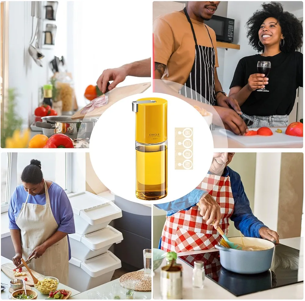 روغن‌ریز شیشه‌ای circle ظرفیت 500ML