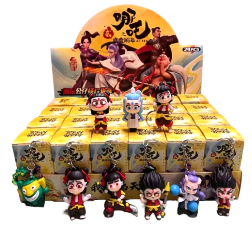 آویز عروسکی شانسی Journey to the West  پک 24 عددی