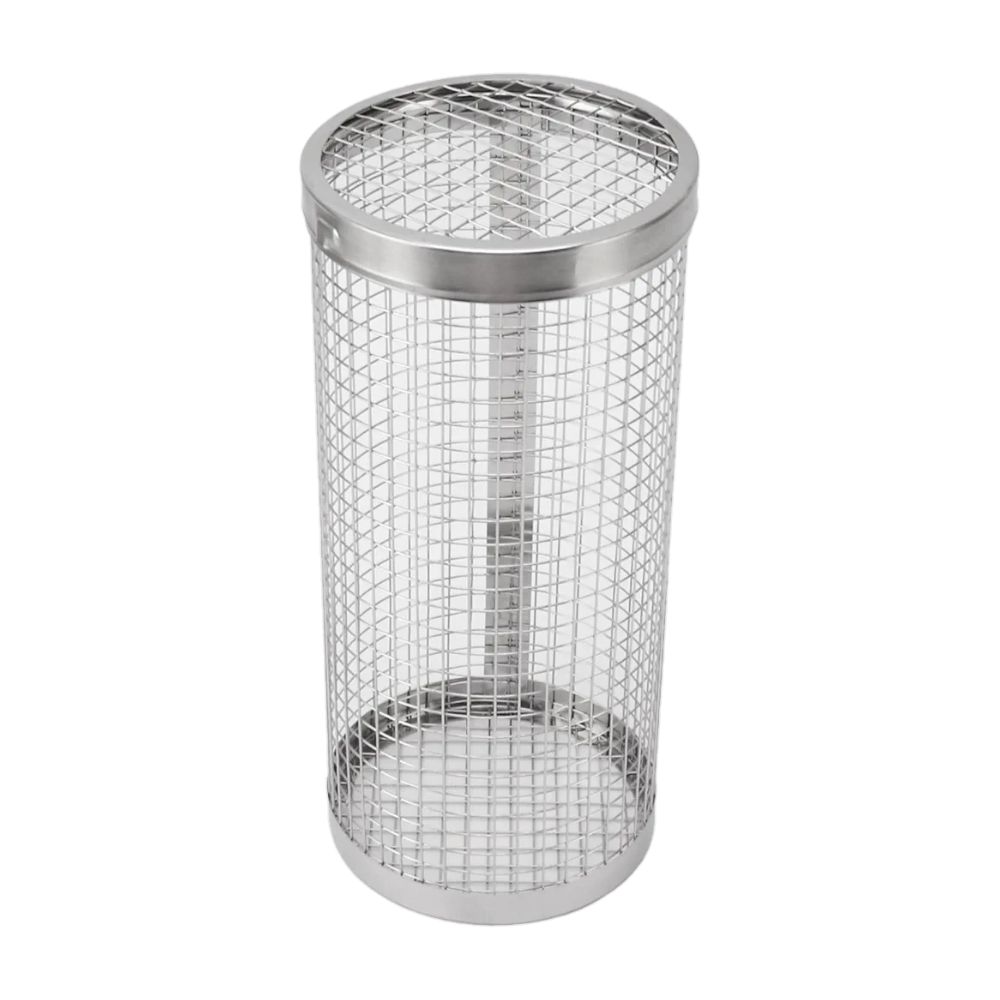 سبد گریل چرخشی استیل 20 سانتی‌متری