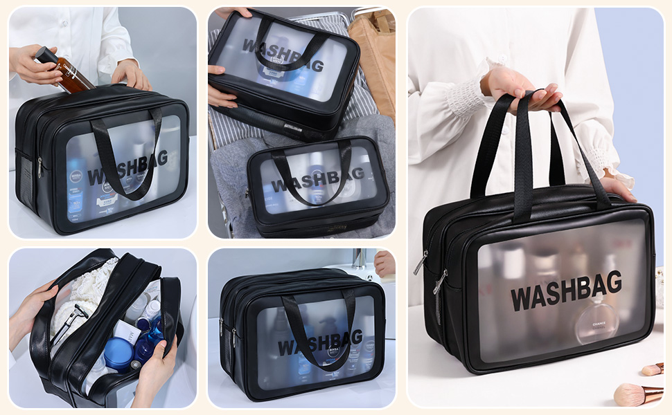 کیف لوازم آرایشی و بهداشتی مسافرتی واش بگ کد HB02
