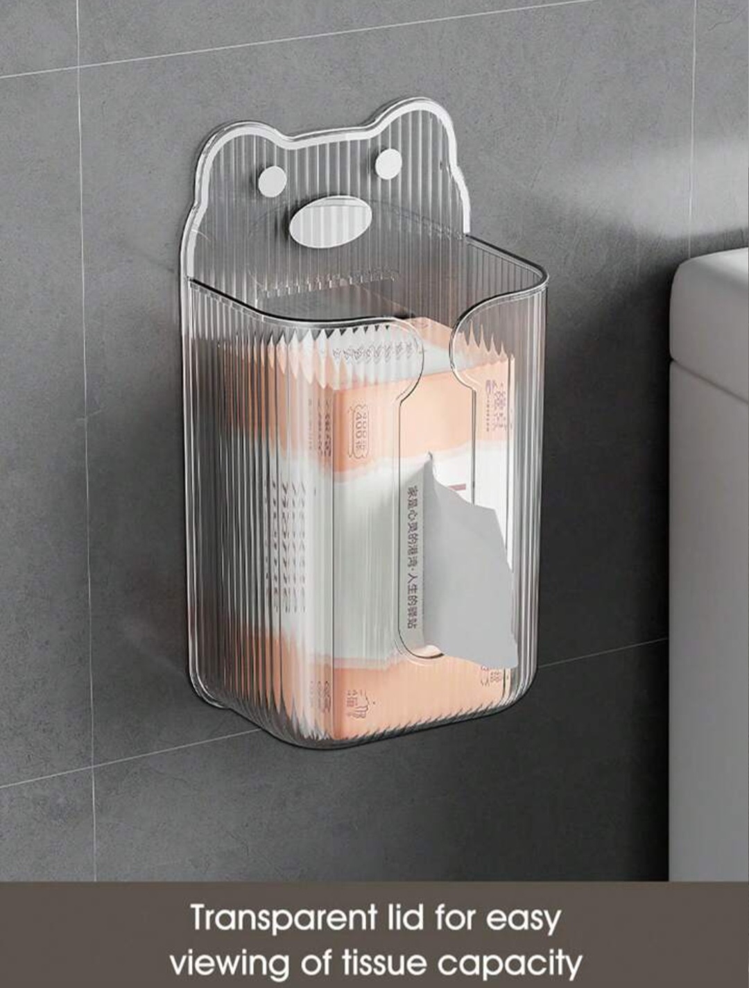 جعبه دستمال دیواری فانتزی طرح خرس عروسکی