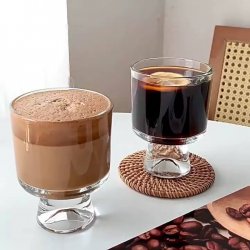 لیوان شیشه‌ای طرح کوهستان بسته 48 عددی