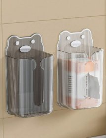 جعبه دستمال دیواری فانتزی طرح خرس عروسکی