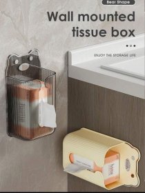 جعبه دستمال دیواری فانتزی طرح خرس عروسکی