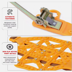 زنجیر چرخ پلیمری خودرو مدل TPU پک 8 تایی