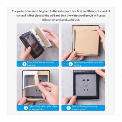 کاور محافظ ضدآب پریز برق 