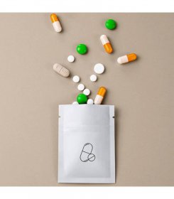 کیسه نگهدارنده آلومینیومی قرص پک 100 تایی