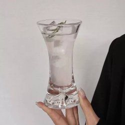 لیوان کریستالی مدل پایه موجی بسته 6 عددی