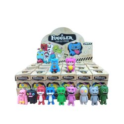آویز عروسکی شانسی شخصیت‌های کارتونی Fuggler پک 24 عددی سورپرایزی
