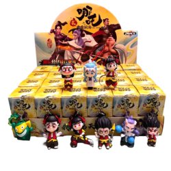 آویز عروسکی شانسی Journey to the West  پک 24 عددی