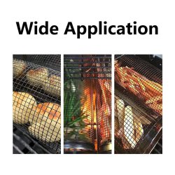 سبد گریل چرخشی استیل 30 سانتی‌متری