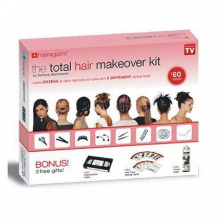ست شینیون مو کامل توتال هایر میک اوور The total hair makeover kit