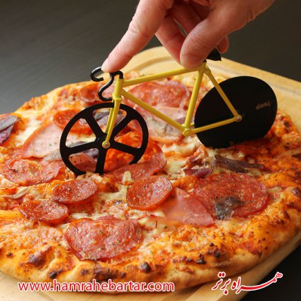 پیتزا بر فانتزی طرح دوچرخه
